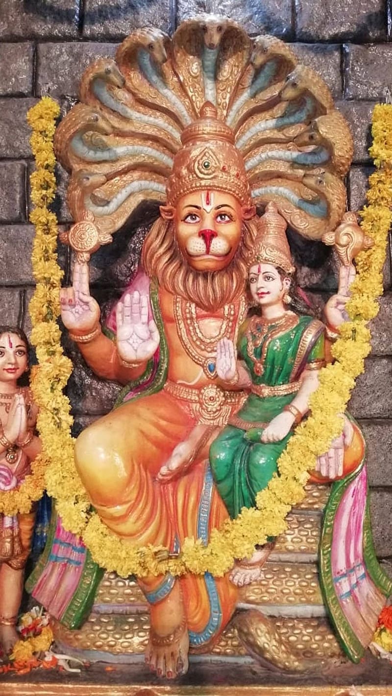 Narasimha Swamy, murti, lord, god, HD phone wallpaper | Peakpx