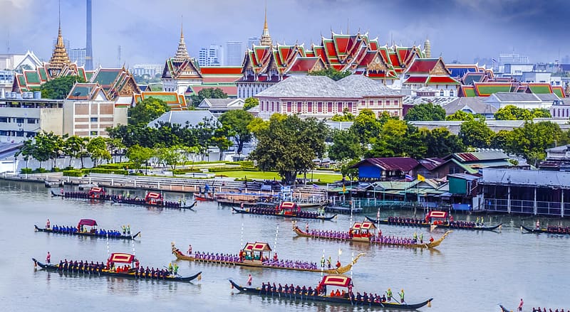 Thailand, Bangkok, , Grand Palace, Palaces, HD wallpaper