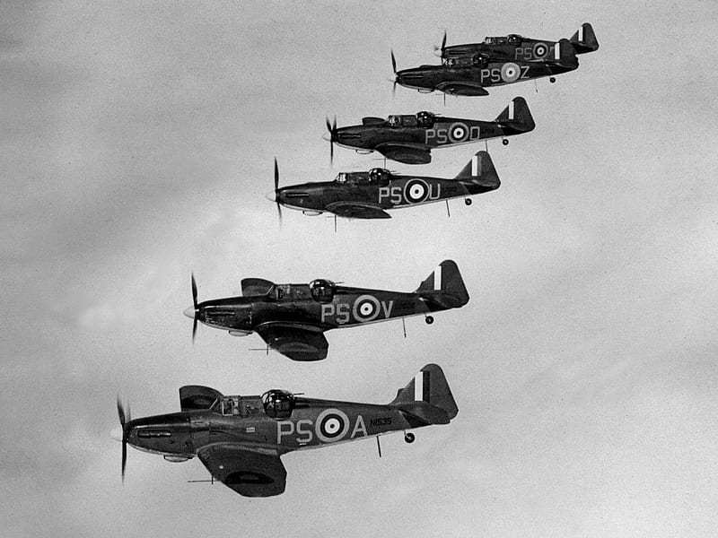 Boulton Paul Defiant, raf, defiant, ww2, fighter, bomber, HD wallpaper