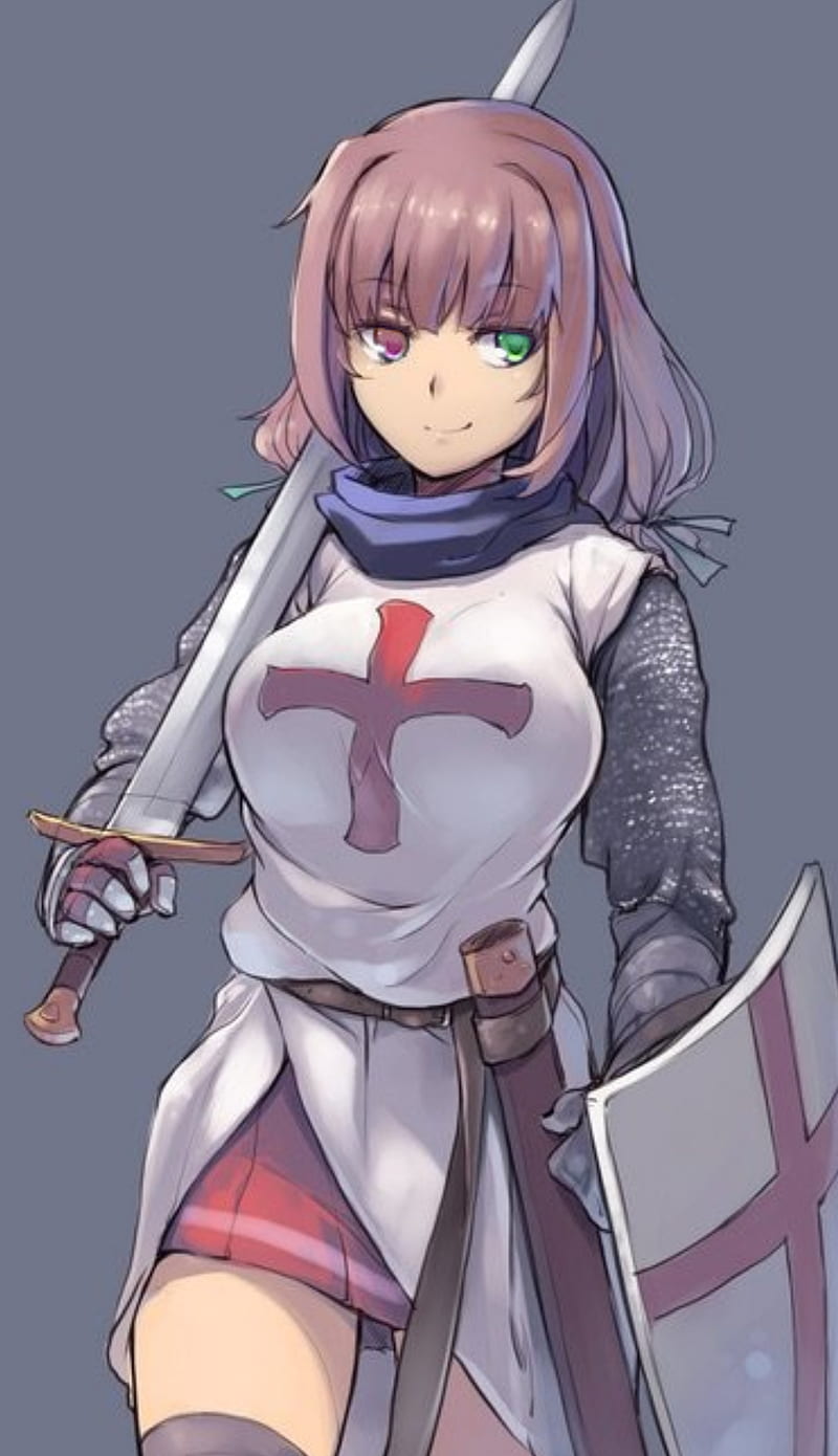 Templar, anime, sword, HD phone wallpaper