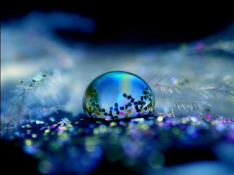 Glittery Ball Glittery Ball Beauty Of Nature Cool Water Drop Hd Wallpaper Peakpx