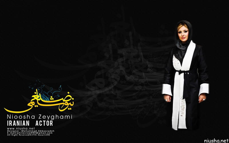#14. Nioosha Zeighami, irani, islamic woman, hejab, iranian, nioosha zeighami , bazigar, persian, newsha, niusha, nioosha zeyghami , nice girl, nioosha zeighami poster, honarmand, nioosha zeyghami background, HD wallpaper