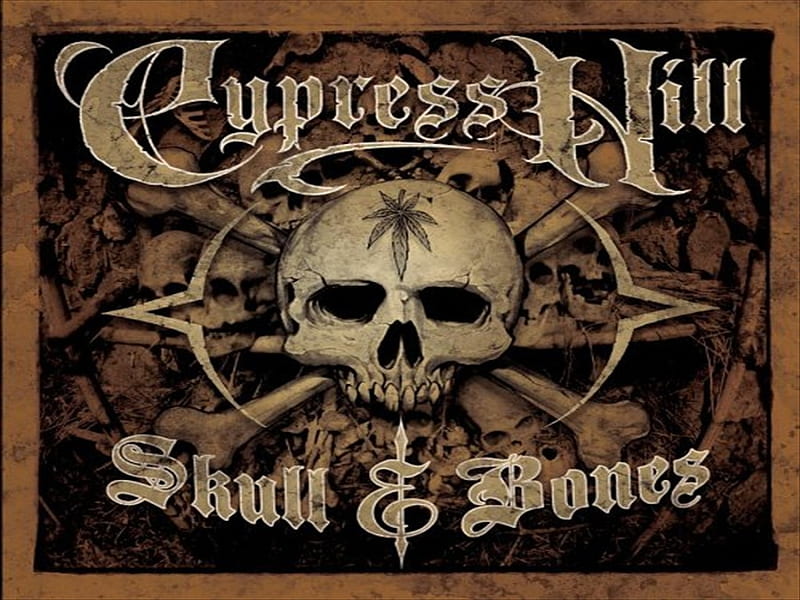 Cypress Hill Skull & Bones, bones, hill, skull, cypress, HD wallpaper