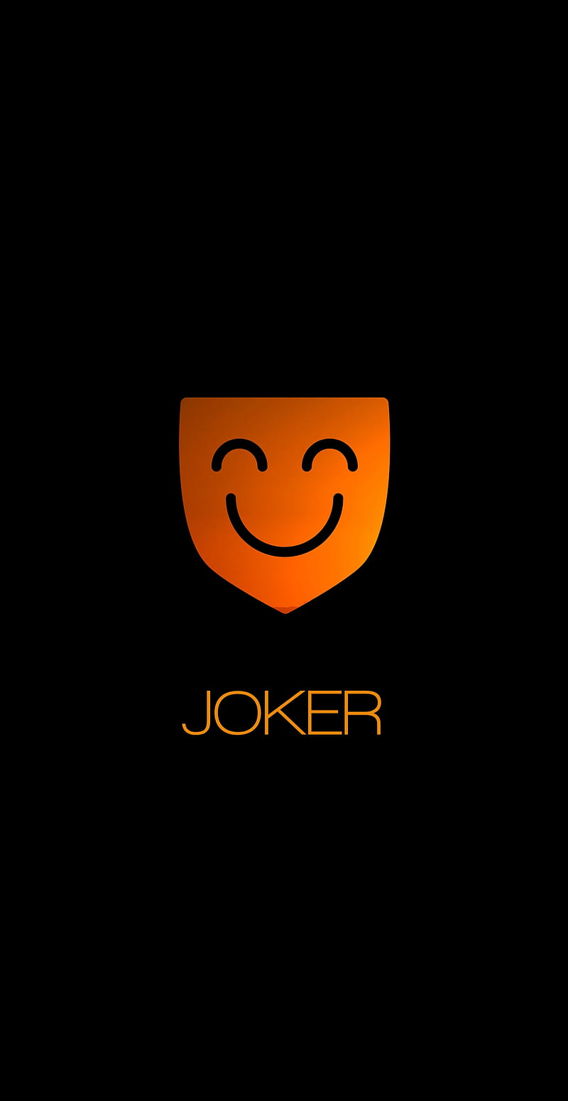 Joker, black, led, light, lock, locked, logo, paris, phone, screen, HD phone wallpaper