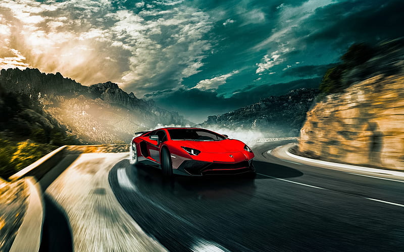 Lamborghini Aventador, 2016, red, Lamborghini, car, Aventador, fast, HD  wallpaper | Peakpx