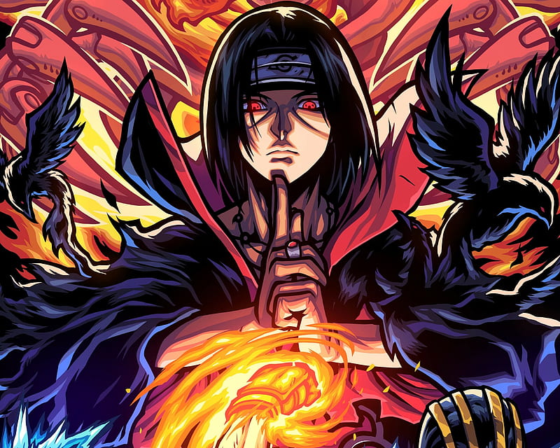 Itachi Uchiha Cool Digital Art Naruto, HD wallpaper