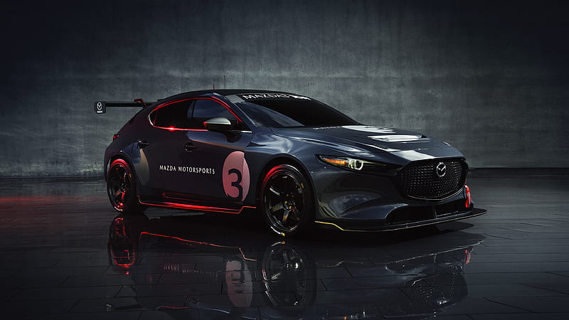 2020 Mazda 3 TCR, GT Racing, Hatch, Inline 4, Race Car, Turbo, HD wallpaper
