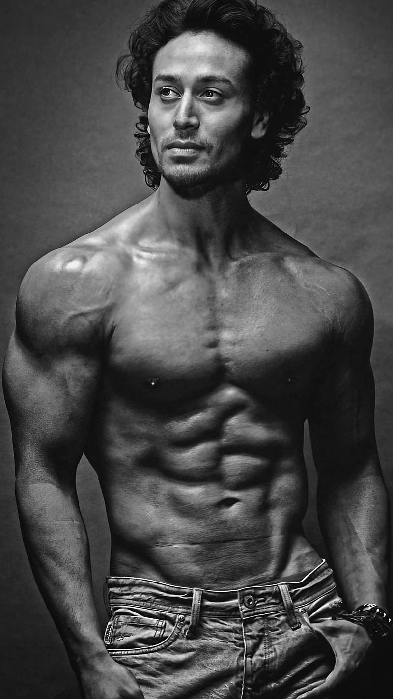 Tiger Shroff Ka, Black And White, tiger shroff black and white, indian ...