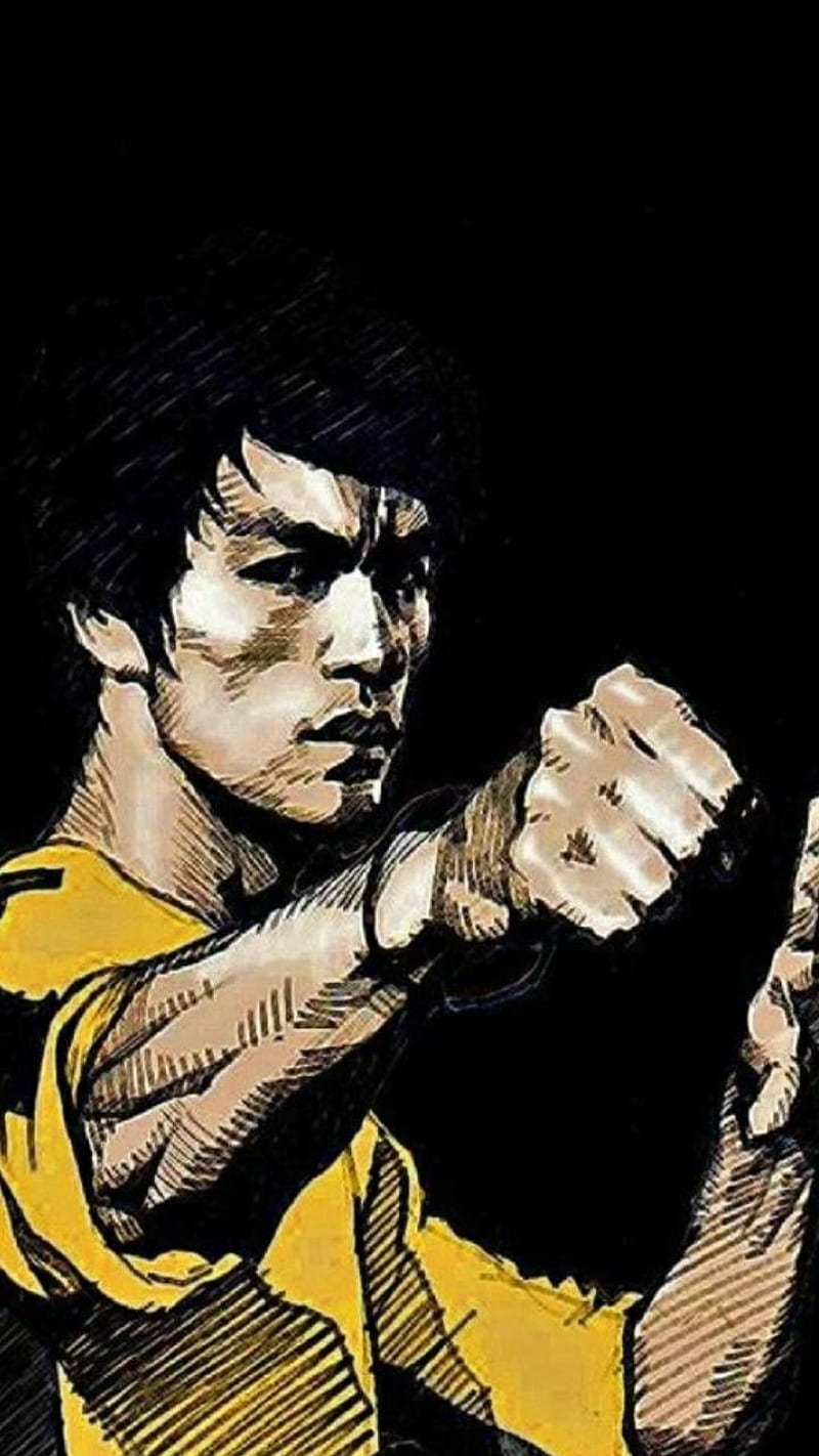 Bruce Lee Phone, Bruce Lee Cartoon, HD phone wallpaper | Peakpx