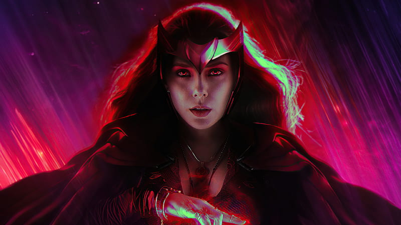 Scarlet Witch Wandavision 2020 , wanda-vision, scarlet-witch, tv-shows, artwork, artist, artstation, HD wallpaper