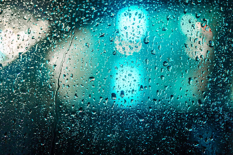 Close-Up of Wet Glass, HD wallpaper