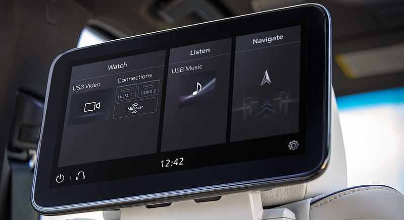 2021 Cadillac Escalade - Interior, Rear Seat Entertainment System , car, HD wallpaper