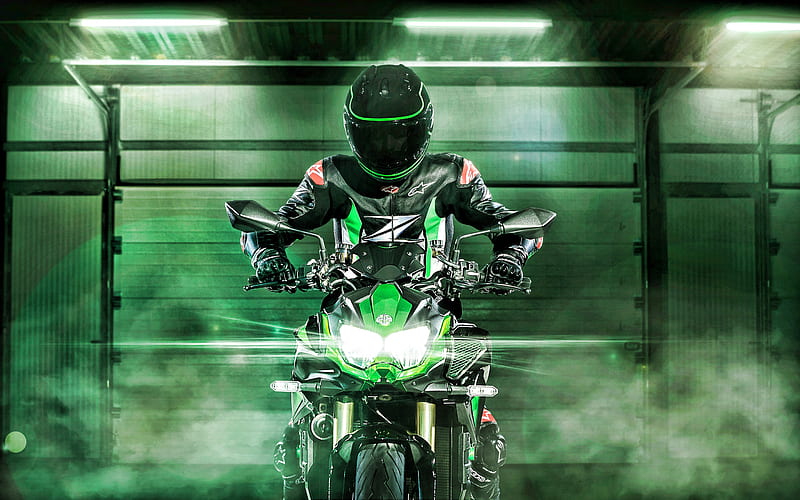 Kawasaki Z H2 SE LifeStyle, 2021, Exterior, Front View, New Motorcycles, Japanese Motorcycles, Kawasaki, HD wallpaper
