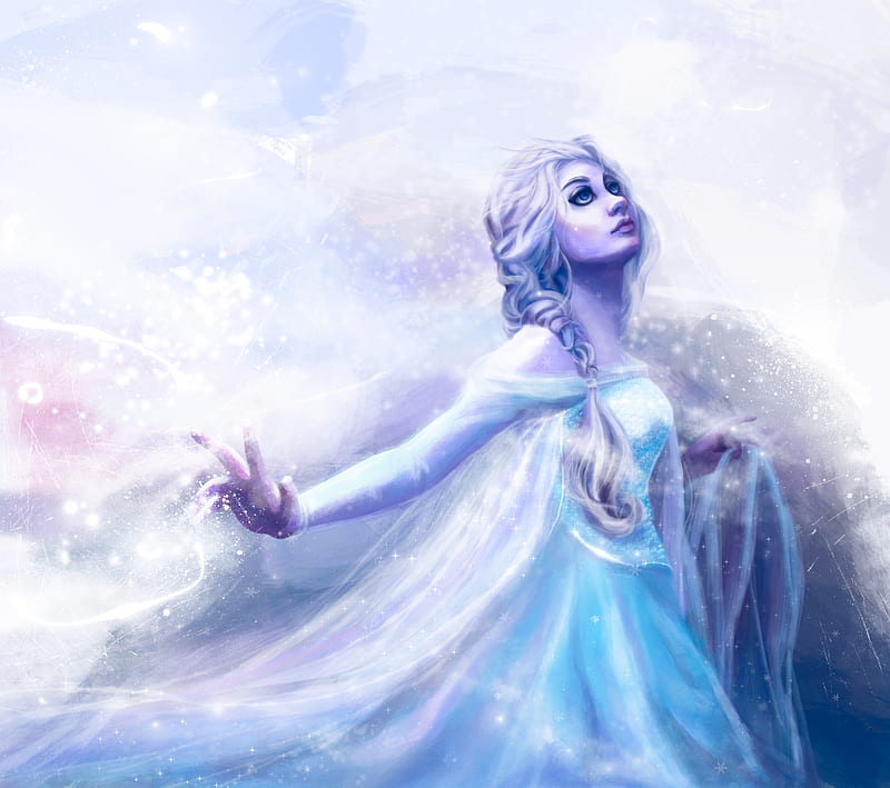 Elsa, disney, frozen, princess, HD wallpaper