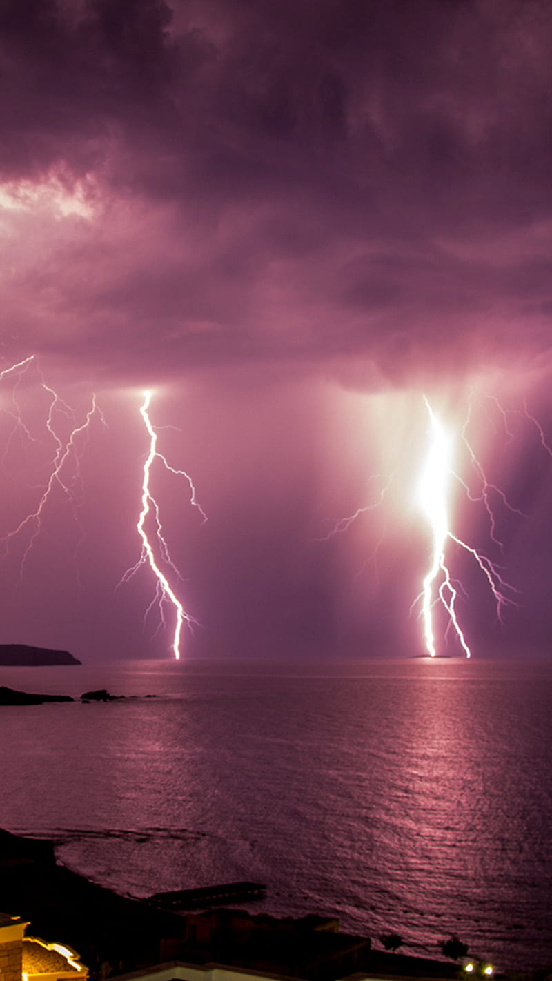 Beach Storm, beach, storm, HD phone wallpaper