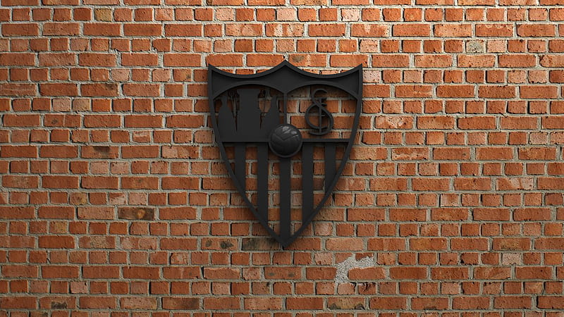 Emblem Logo Soccer Sevilla FC, HD wallpaper