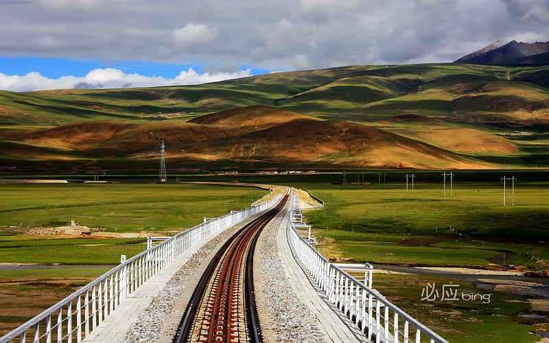 Qinghai-Tibet Railway, HD wallpaper