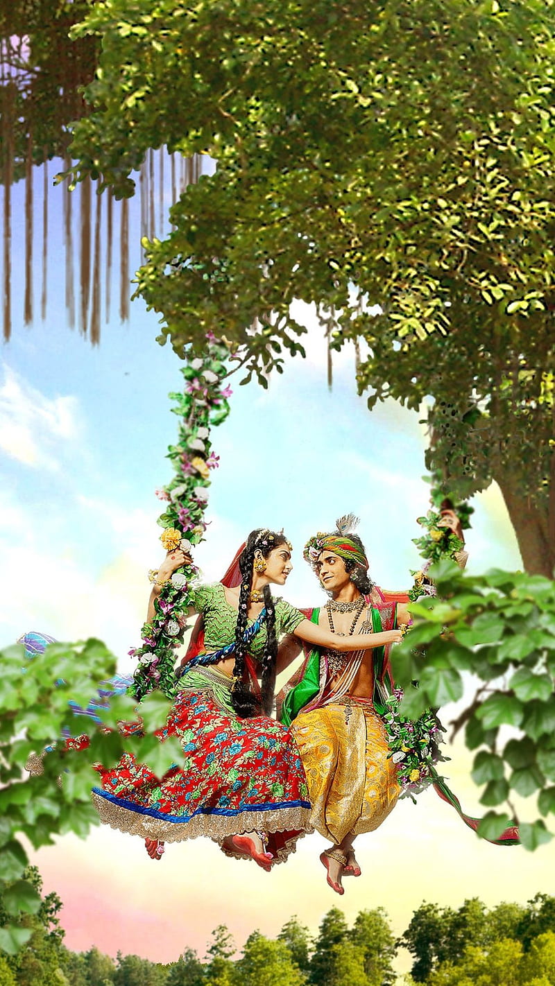 radhe_radhe , jai shri krishna, jai_shri_krishna, HD phone wallpaper