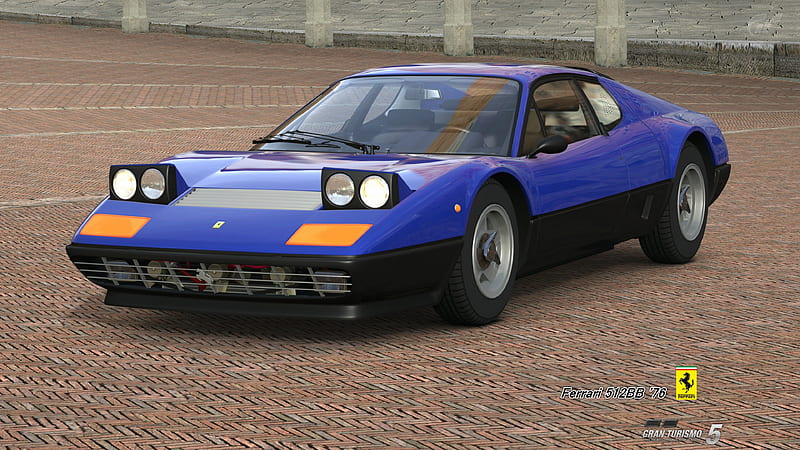 Ferrari 512BB '76, carros, ferrari, gran turismo, gran turismo 5, HD  wallpaper