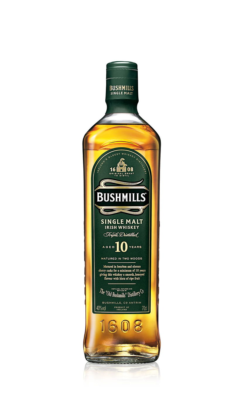 Bushmills Whiskey, irish whiskey, single malt, HD phone wallpaper