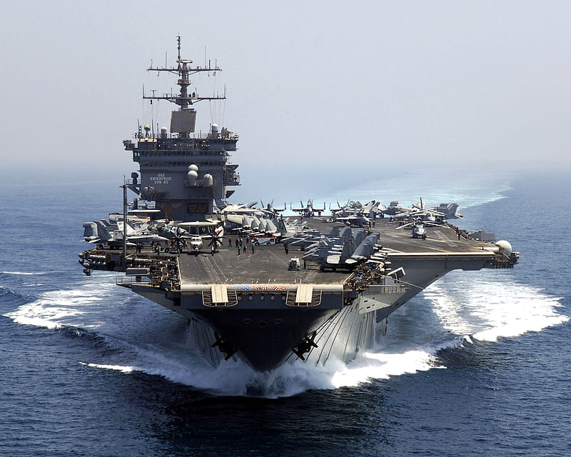CVN 65 USS Enterprise, cvn 65, carrier, uss enterprise, navy, HD wallpaper