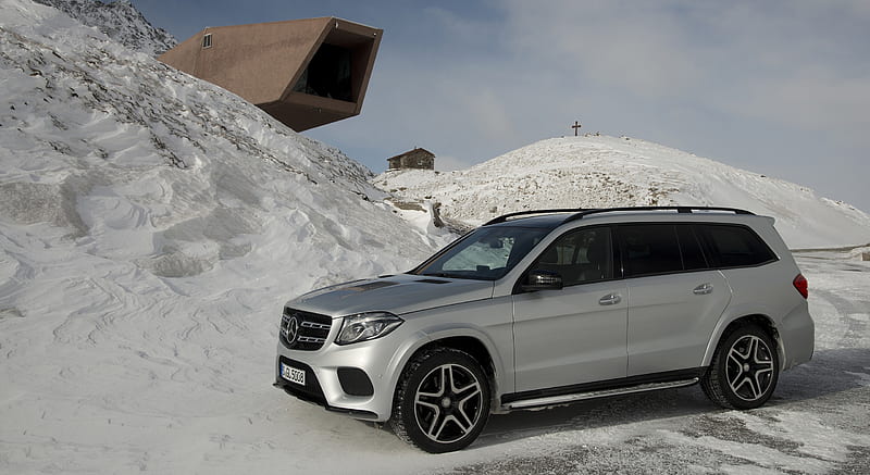 2017 Mercedes-Benz GLS 500 4MATIC AMG Line in Snow - Side , car, HD wallpaper