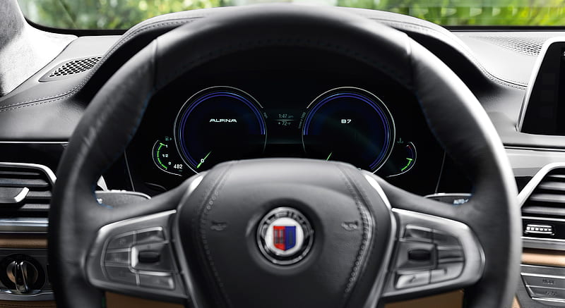 2017 ALPINA BMW B7 xDrive - Interior, Steering Wheel , car, HD wallpaper