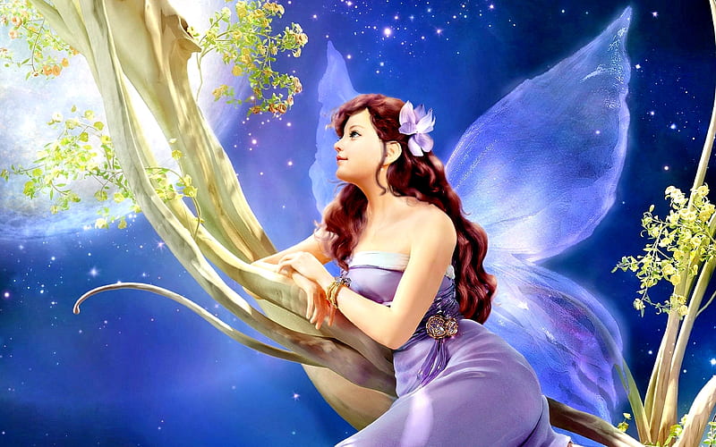 FAIRY GIRL, beauty, wings, fairy, angel, HD wallpaper | Peakpx