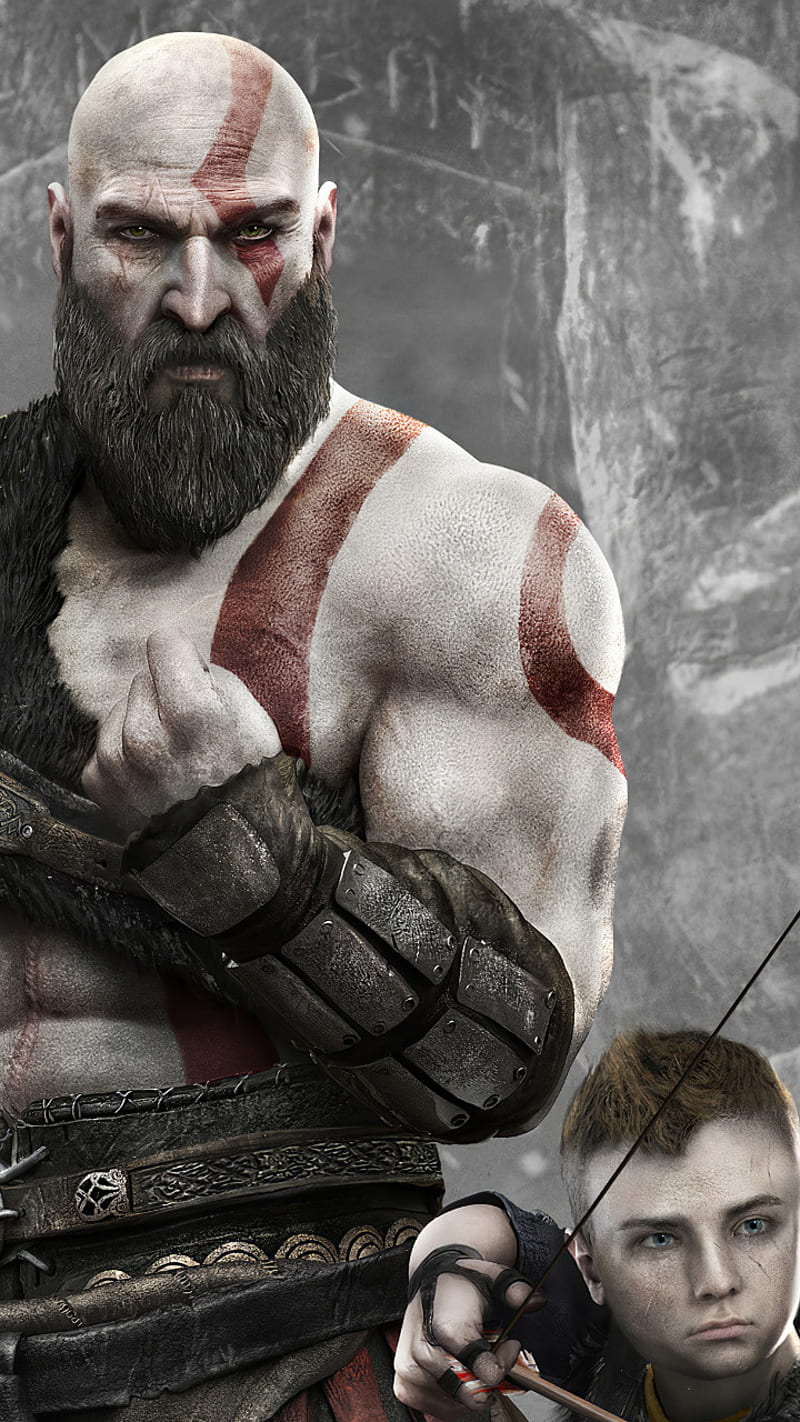 Kratos, game, godofwar, gods, ps4, guerra, xbox, HD phone wallpaper