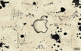 Apple Scrapbook, apple, scrap, new, cool, HD wallpaper | Peakpx