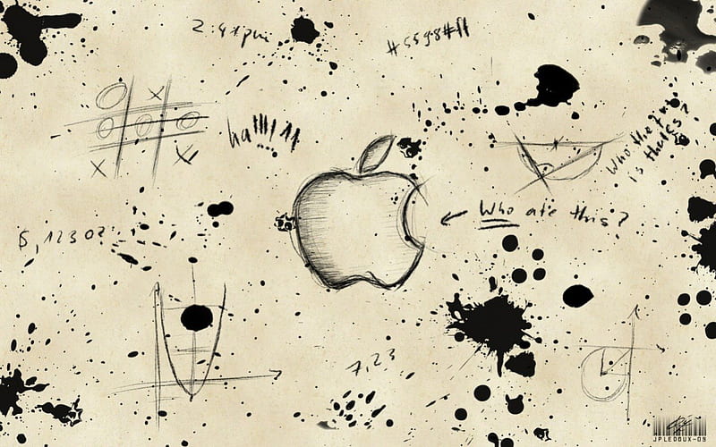 Apple Scrapbook, apple, scrap, new, cool, HD wallpaper