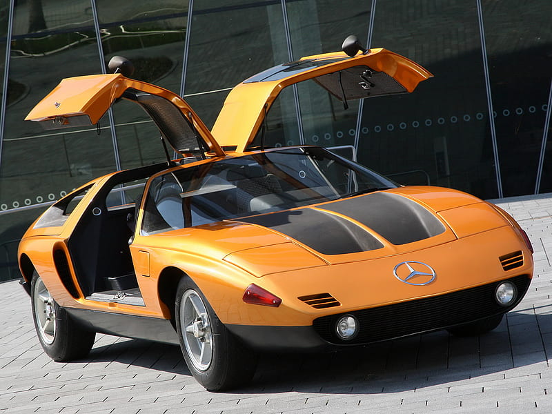1970 Mercedes-Benz C111 Concept, Coupe, Rotary, car, HD wallpaper