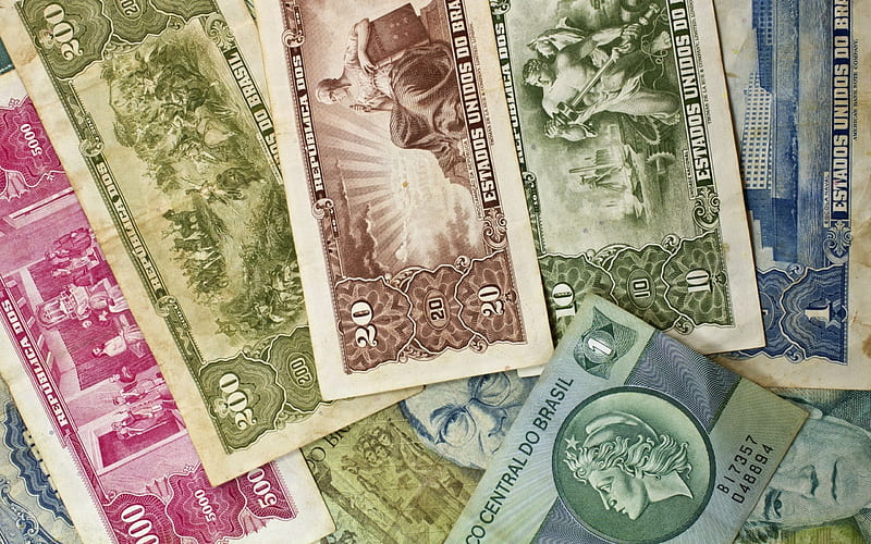 bills, money, brazil, HD wallpaper
