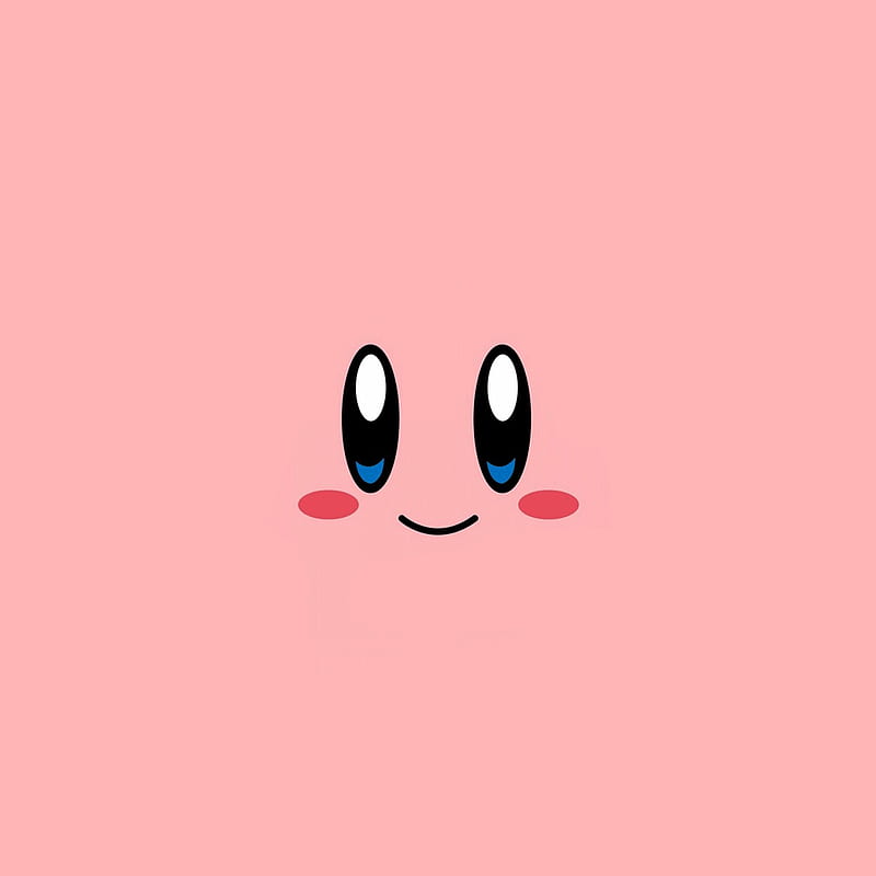 Kirby Pink Face Cute Illustration Art, HD phone wallpaper | Peakpx