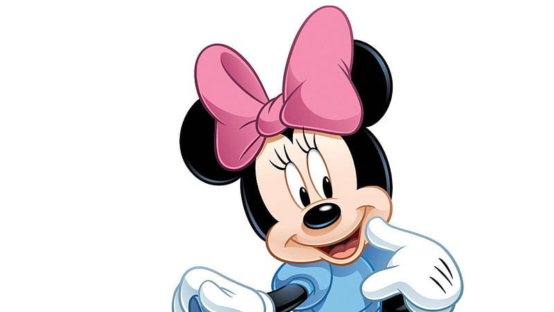 Minnie Mouse With White Background Minnie Mouse, HD wallpaper
