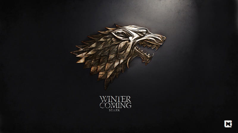 stark, wolf, GOT, winter is coming, HD wallpaper