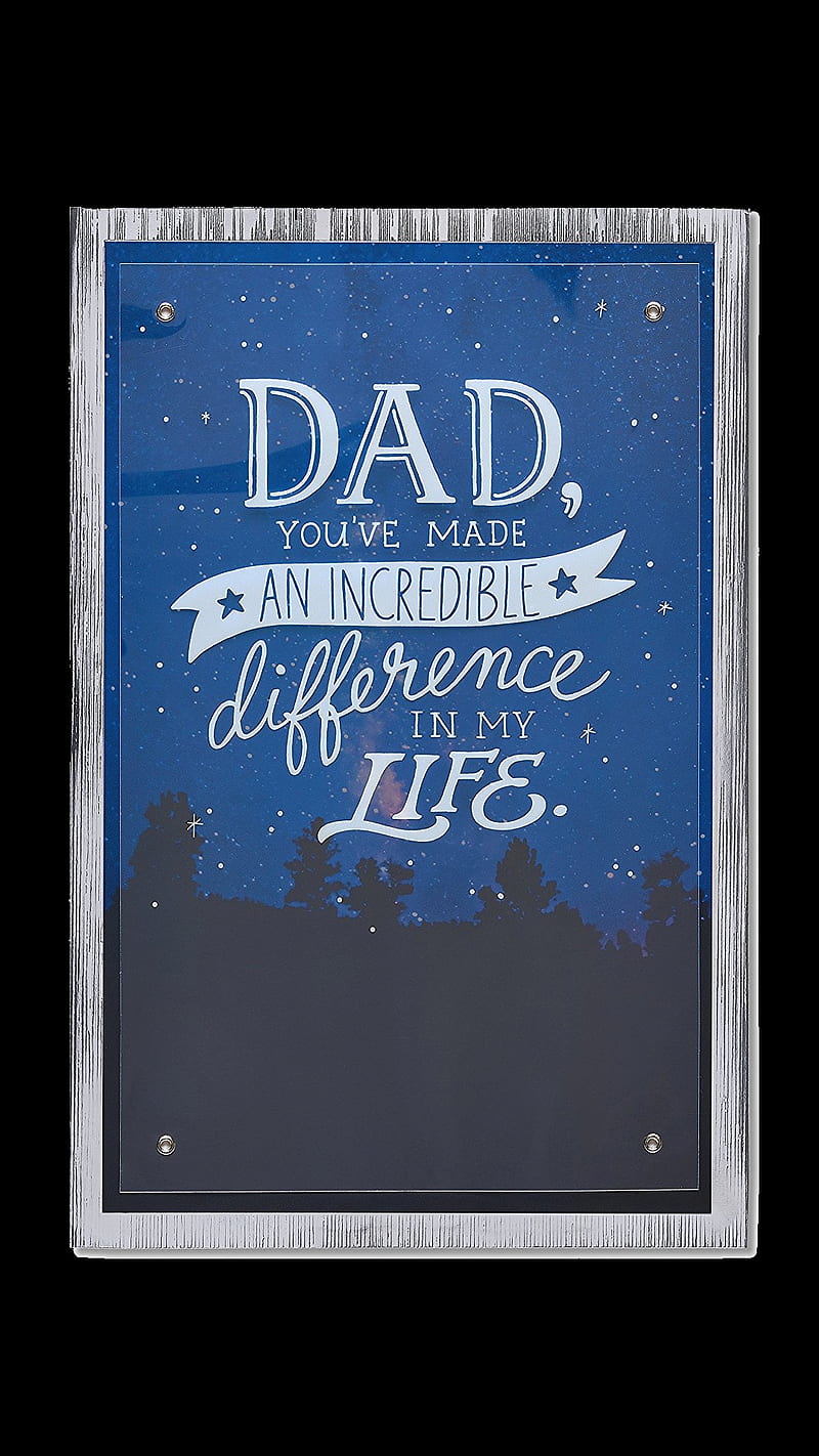 Dad, black, blue, fathers day, love, HD phone wallpaper