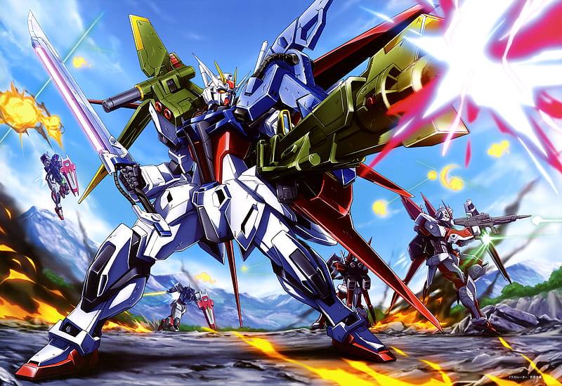 perfect strike gundam, m1 astray, and strike dagger (gundam and 1 more). Danbooru, HD wallpaper