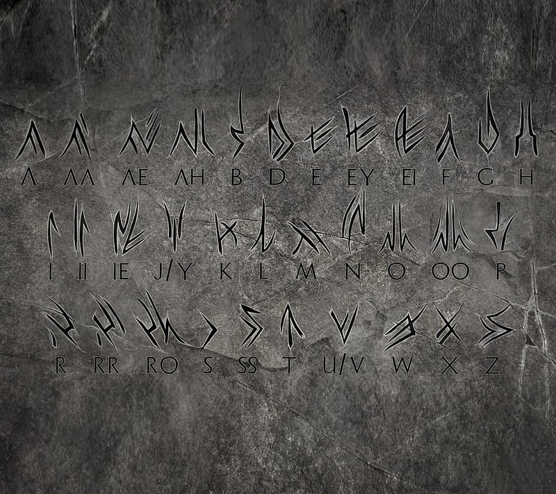 Dragon Runes, abc, aerie, alphabet, dragon, letters, runes, runic, writing, HD wallpaper