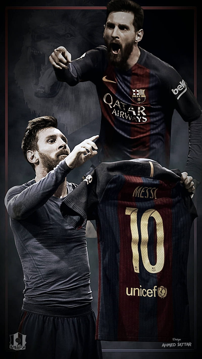 Roaring Messi Shirt Art, HD phone wallpaper | Peakpx