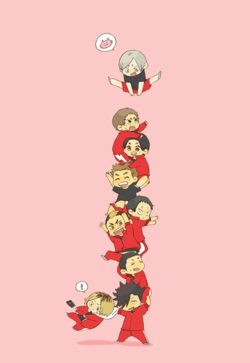 haikyuu, adorable, love, esports, team, we, HD phone wallpaper