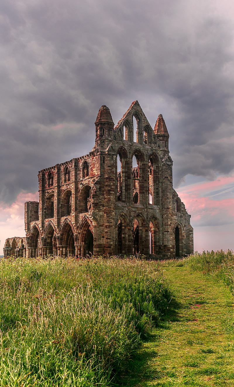 Whitby abby, lightroom, HD phone wallpaper