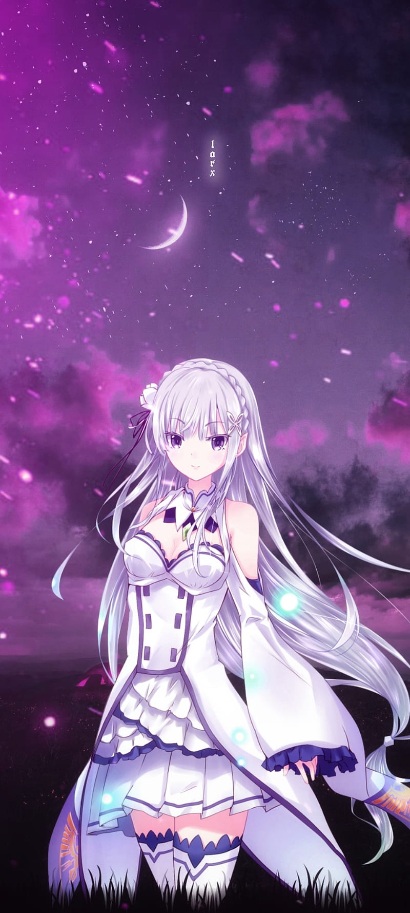 Emilia, animegirl, anime, rezero, HD phone wallpaper | Peakpx