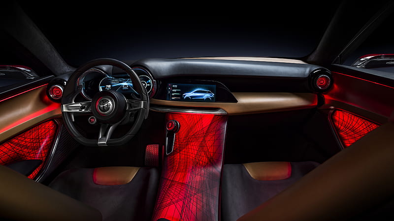 Alfa Romeo Tonale Concept 2019 Interior, HD wallpaper