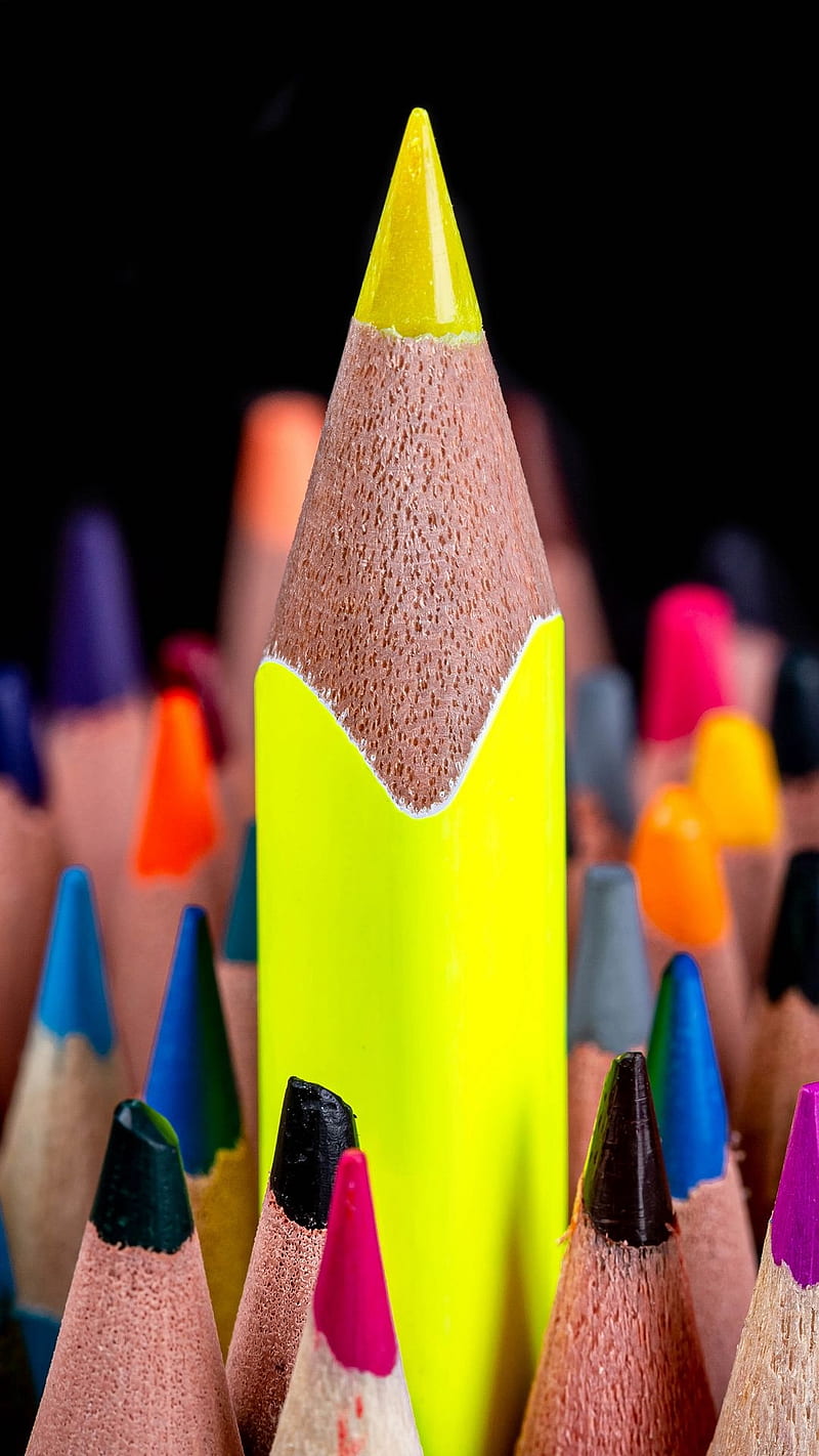 Pencil, air, colorful, colour, digital, love, new, recent, trending, HD  phone wallpaper | Peakpx