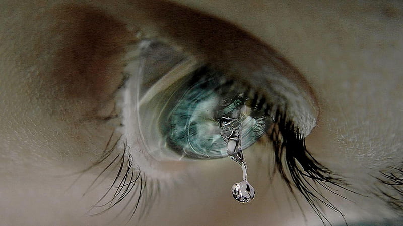 Sad Eye Water Drops Sad, HD wallpaper