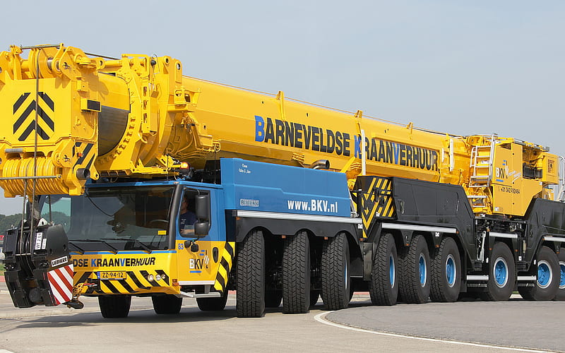 Liebherr LTM 1750-91, truck crane, telescopic boom, mobile crane, construction machinery, cranes, Liebherr, HD wallpaper