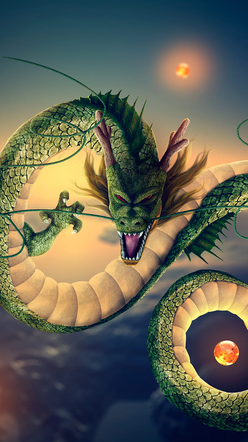 Goku and shenron wallpaper by Dragonballiscollect  Download on ZEDGE   9aca
