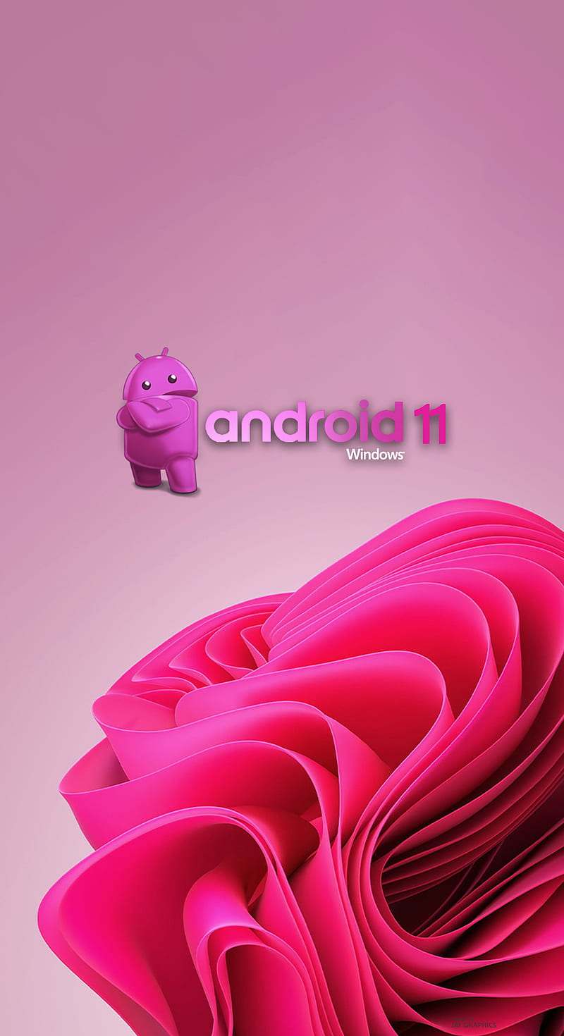 Android 11 Pink, Windows, Logo, HD phone wallpaper | Peakpx