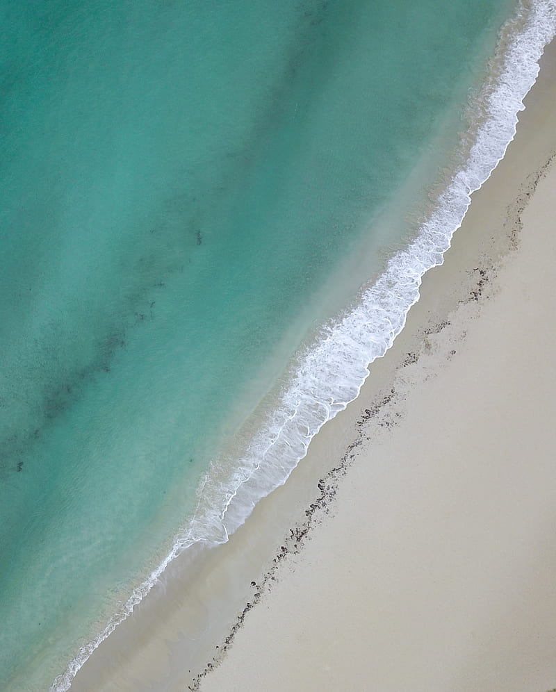 Aerial view of beach during daytime, HD phone wallpaper | Peakpx